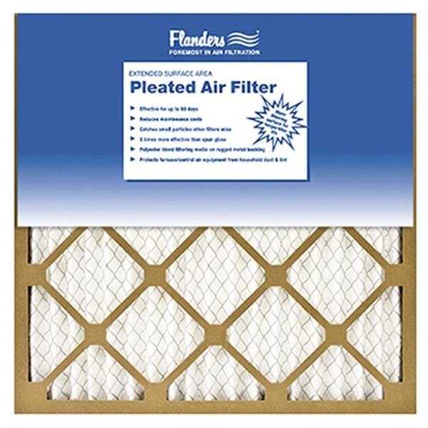 Aaf Flanders Flanders 81555.011425 14 x 25 in. Basic Pleated Air Filter Kraft Frame With Wirebacked Media - Pack Of 12 600765